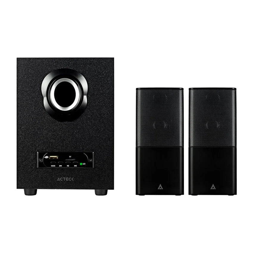 BOCINA ACTECK CON SUBWOOFER AS480 BT+3.5MM 13W ALAMBRICO NEGRO AC-922067
