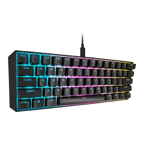Teclado Corsair Gaming K65 RGB Mini 60% Cherry MX