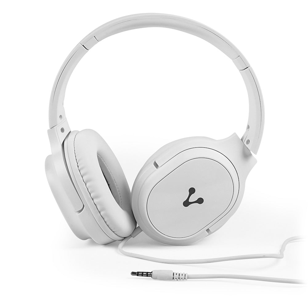 HP-301 DIADEMA ALÁMBRICA BLANCA