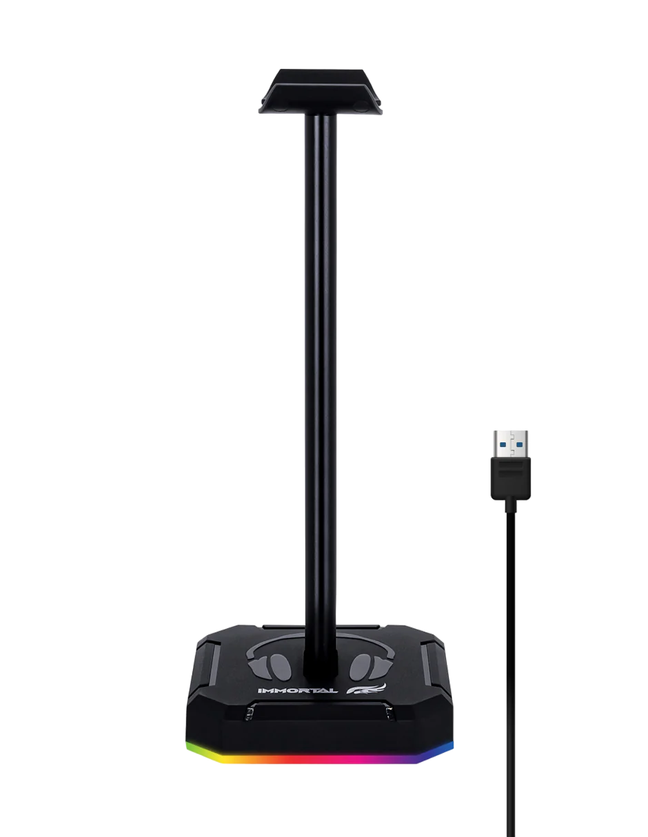 IMMORTAL Soporte Gamer Con Luz RGB Para Audífonos Ankor