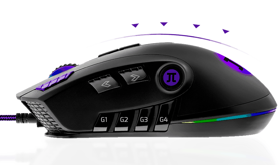 Gladius 3200p mouse gaming rgb usb 3,200 dpi