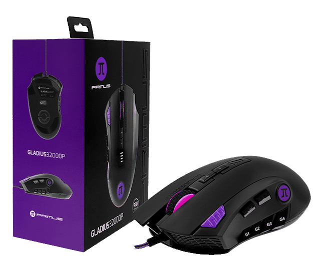 Gladius 3200p mouse gaming rgb usb 3,200 dpi
