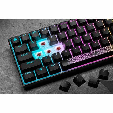 Teclado Corsair Gaming K65 RGB Mini 60% Cherry MX