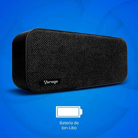 Bocina Vorago BSP-150 Bluetooth Tela Color Negro