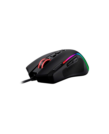 Mouse M612 predator black: alámbrico + DPI 600-8000 + 11 b. Programables + rgb
