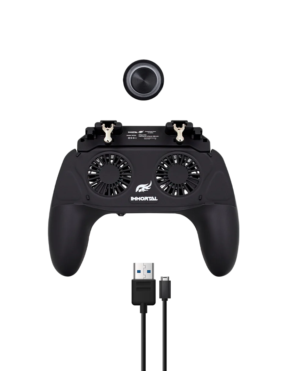 FireTouch Control Gamepad Con Ventilador Y Joysticks Immortal