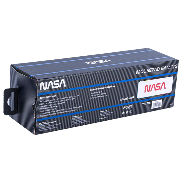 Mousepad nasa by techzone  rgb ns-gmsx6