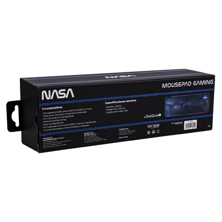 Nasa Mousepad Espacio RGB NS-GMSX8
