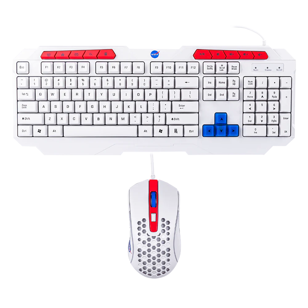 NASA COMBO GAMER TECLADO + MOUSE  NS_GC02