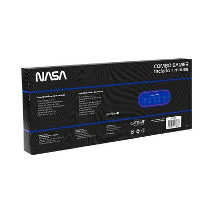 NASA COMBO GAMER TECLADO + MOUSE  NS_GC02