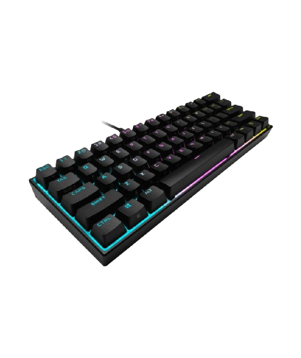 Teclado Corsair Gaming K65 RGB Mini 60% Cherry MX