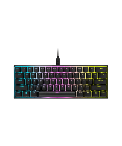 Teclado Corsair Gaming K65 RGB Mini 60% Cherry MX