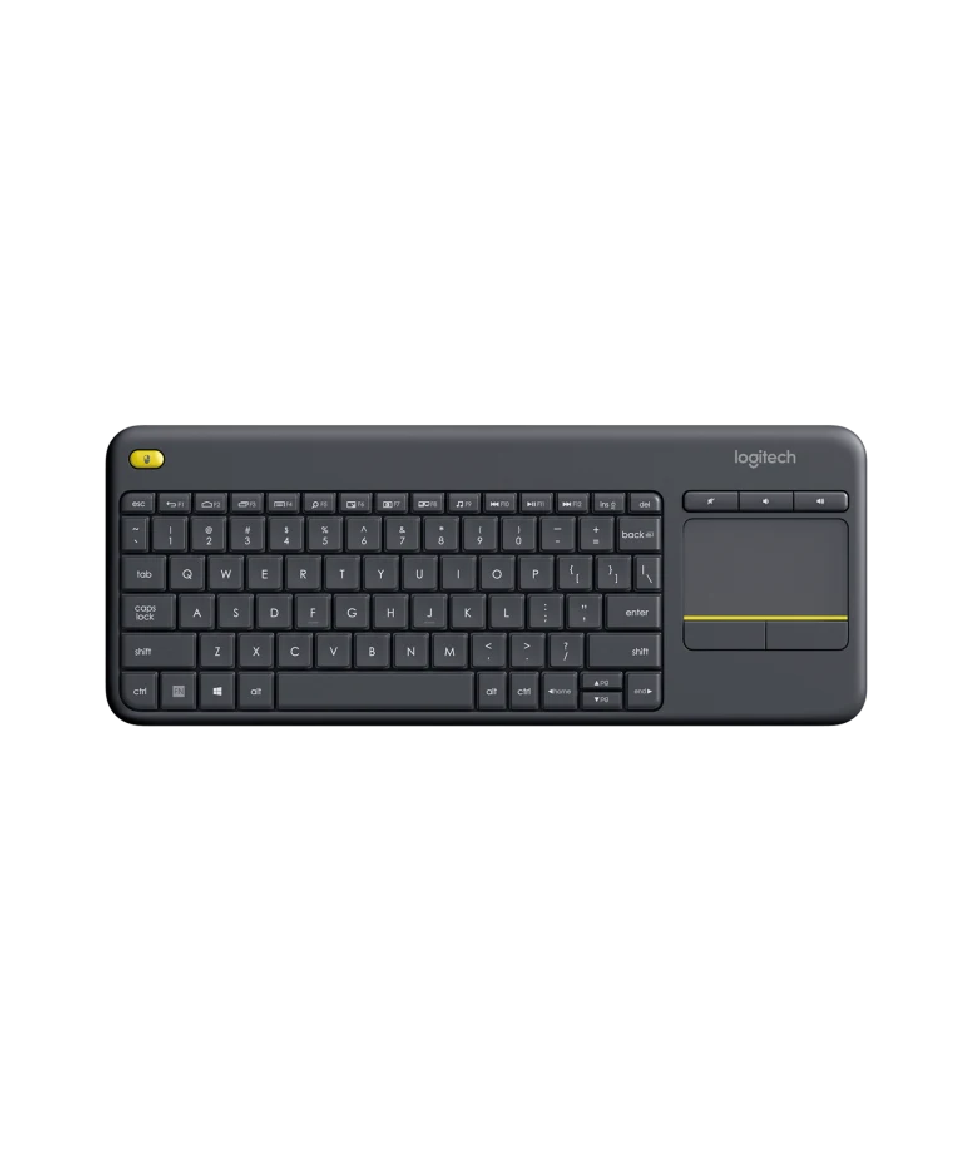 Teclado inalámbrico k400 plus con touchpad
