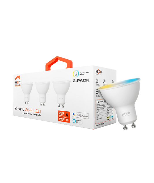 Bombilla LED inteligente Wi-Fi 110V - GU10 - NHB-W310 3PK