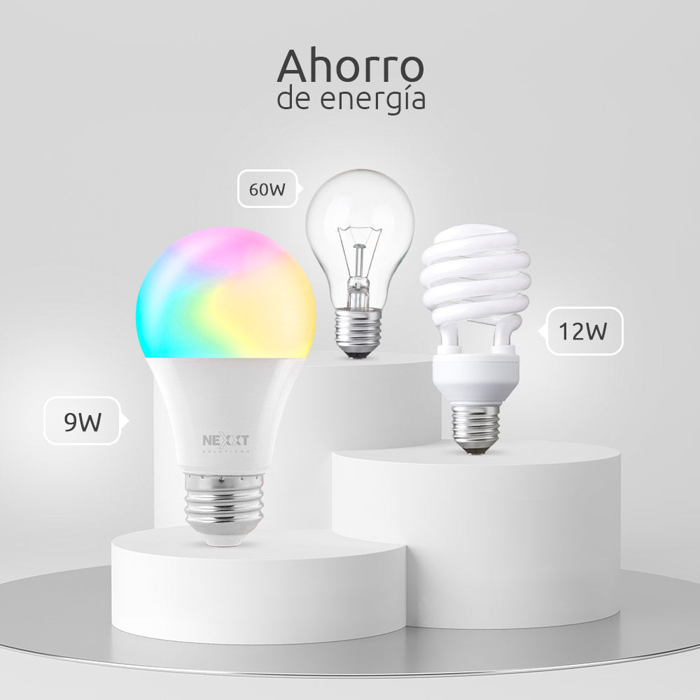 Bombilla LED inteligente Wi-Fi 110V - A19 - NHB-C110