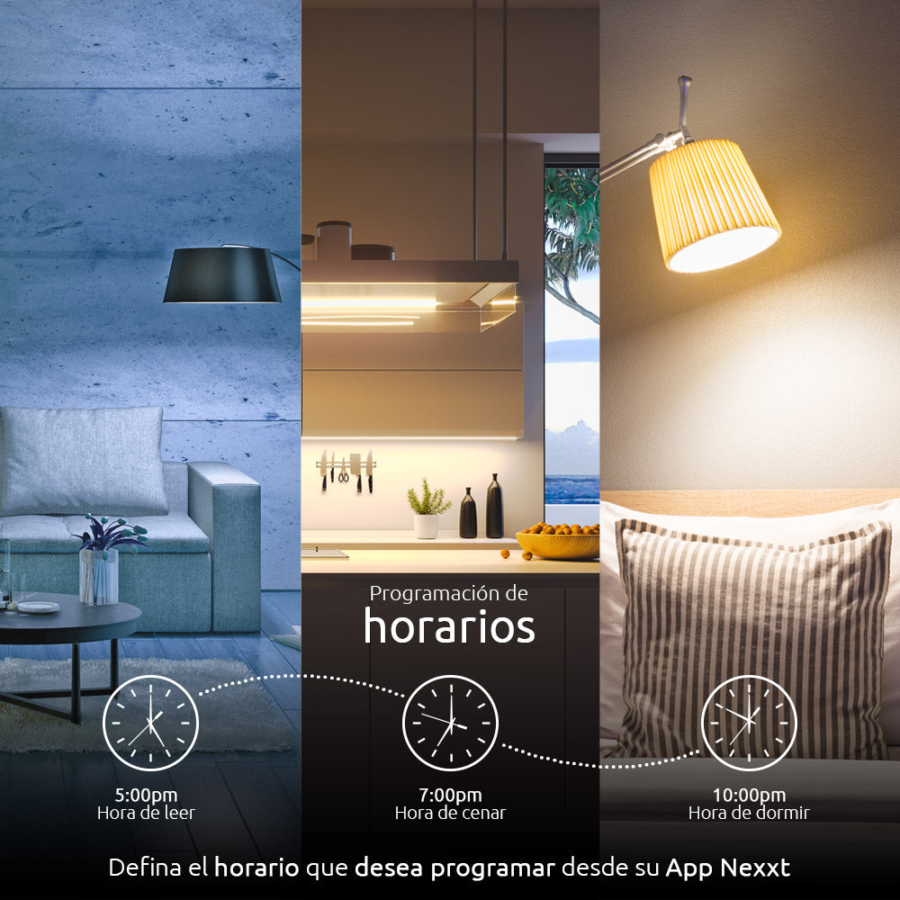 Bombilla LED inteligente Wi-Fi 110V - A19 - NHB-W110