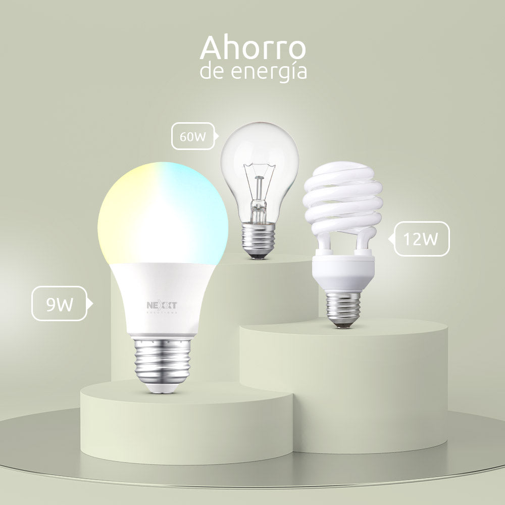 Bombilla LED inteligente Wi-Fi 110V - A19 - NHB-W110