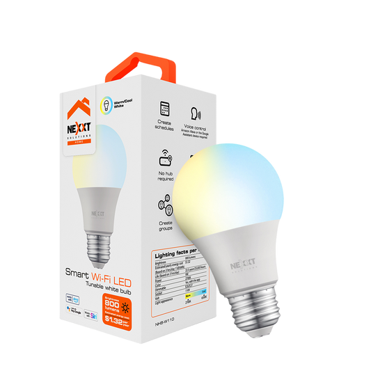 Bombilla LED inteligente Wi-Fi 110V - A19 - NHB-W110