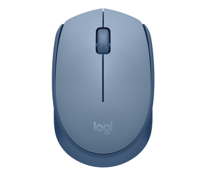 Mouse logitech M170 inalámbrico simplicidad de plug-play 1000dpi color gris azulado