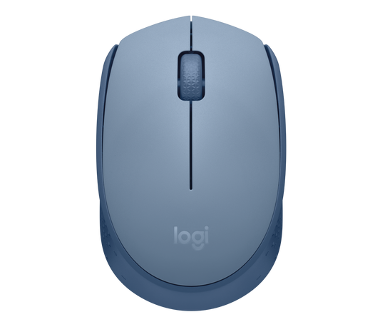 Mouse logitech M170 inalámbrico simplicidad de plug-play 1000dpi color gris azulado