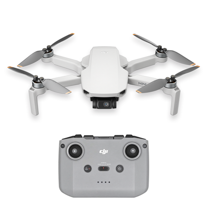 DJI Mini 4K, dron con cámara 4K UHD para adultos, Foto de 12MP, menos 249 g, estabilización de cardán 3 ejes, transmisión video de 10 km, retorno automático, resistencia al viento, 1 batería para un tiempo