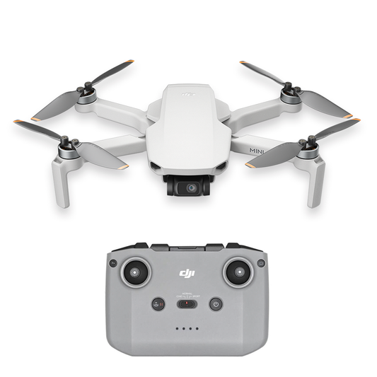 DJI Mini 4K, dron con cámara 4K UHD para adultos, Foto de 12MP, menos 249 g, estabilización de cardán 3 ejes, transmisión video de 10 km, retorno automático, resistencia al viento, 1 batería para un tiempo