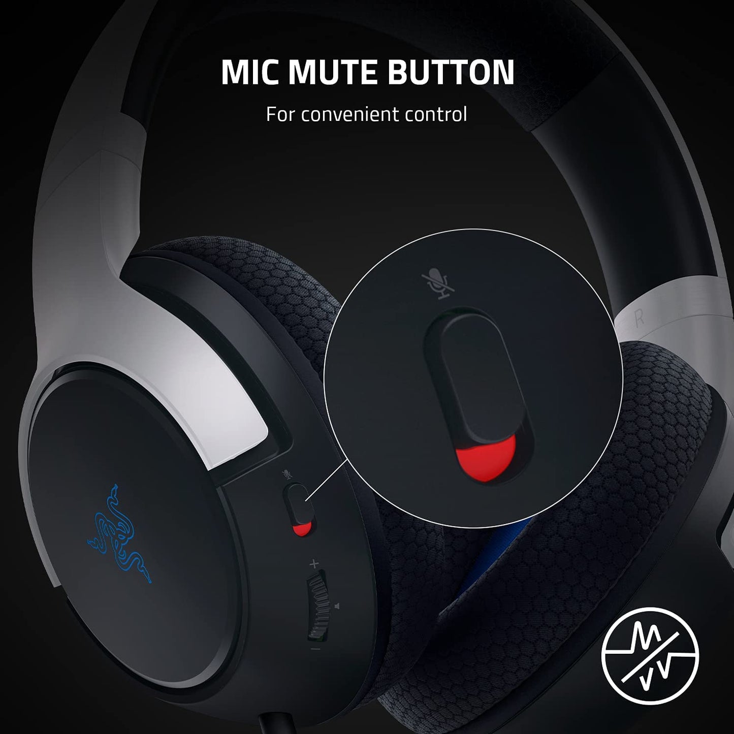 Audífonos Gamer Razer Kaira X para PS5 Alámbricos