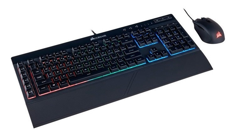 Kit Corsair teclado Gaming K55 RGB / Mouse Harpoon RGB