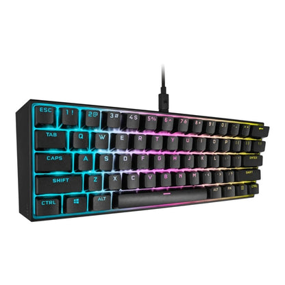 Teclado Corsair Gaming K65 RGB Mini 60% Cherry MX