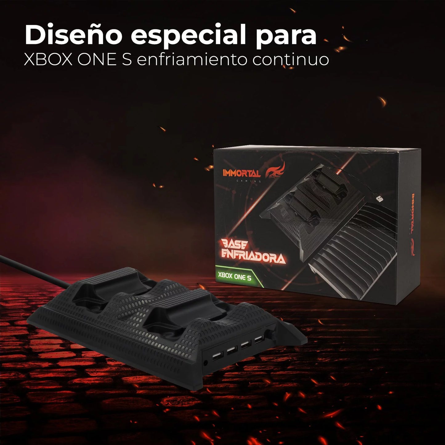 Base Enfriadora para XBOX ONE S IMMORTAL IMGTXB
