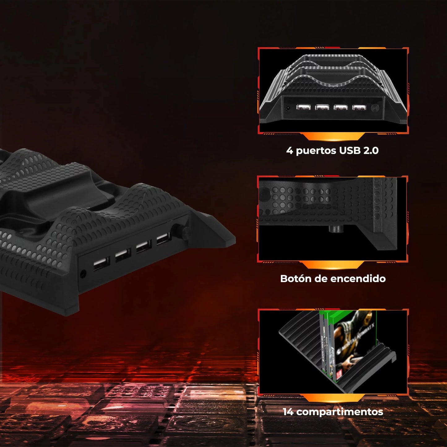 Base Enfriadora para XBOX ONE S IMMORTAL IMGTXB