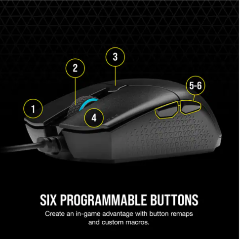 Mouse Corsair Katar Pro-12400 DPI Ultraligero