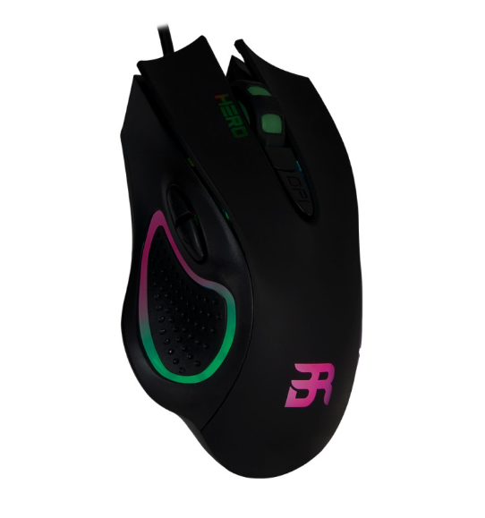 Mouse Hero USB 3200 DPI Led Multicolor
