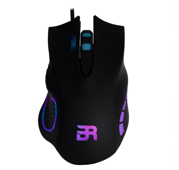 Mouse Hero USB 3200 DPI Led Multicolor