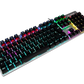 Teclado Gamer Alba KG745 Switch Azul RGB